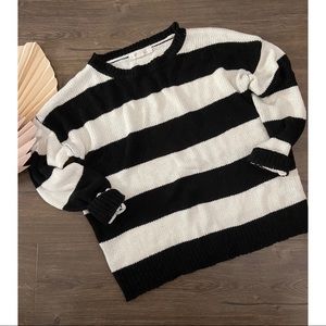 F21 Striped Sweater